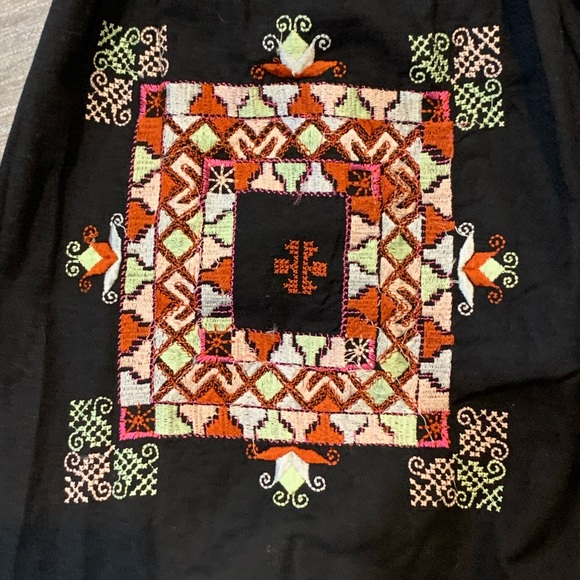 NWT- Beautiful Aztec Style Baby Doll Dress by Free People..  Size Small - Picture 10 of 16